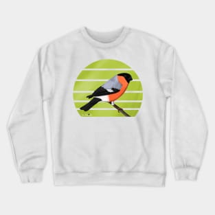 jz.birds Bullfinch Bird Watching Birding Design Crewneck Sweatshirt